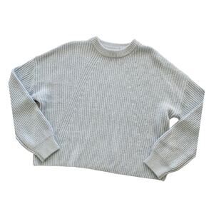 BP Nordstrom Light Blue Knit Cosy Crewneck Sweater Large